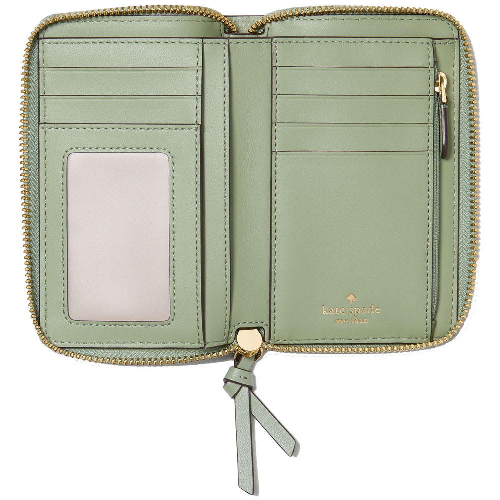 Kate Spade Knott Medium Wallet Balsam Green # KN730