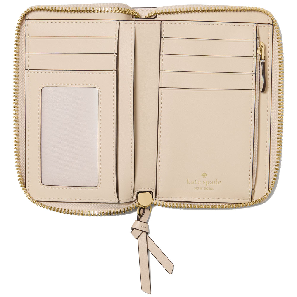 Kate Spade Knott Medium Wallet Milk Glass Beige # KN730