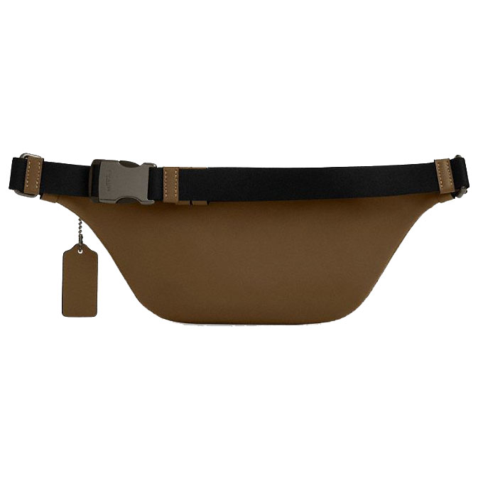 Coach Men Warren Mini Belt Bag Gunmetal Green Army Green # CBI29