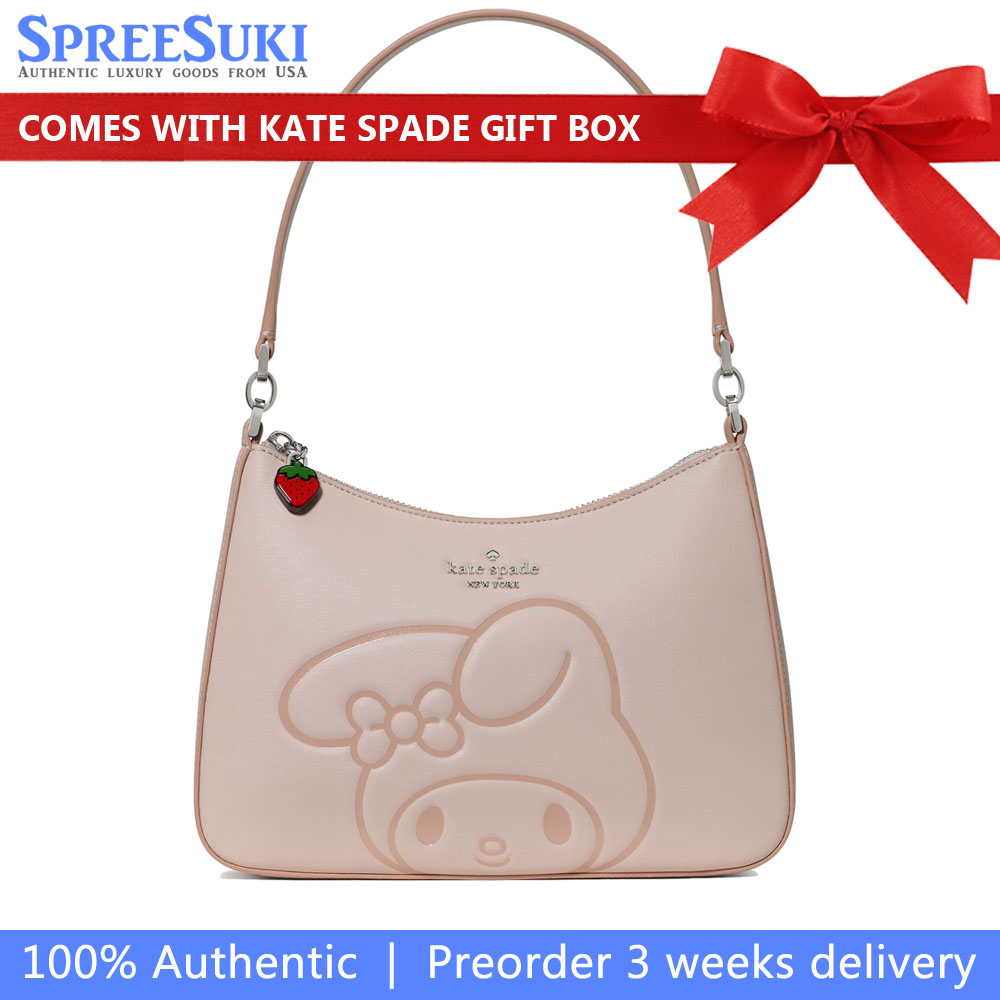 Kate Spade Hello Kitty And Friends X Kate Spade New York Shoulder Bag With My Melody Powdered Sugar Multi Beige # KO052