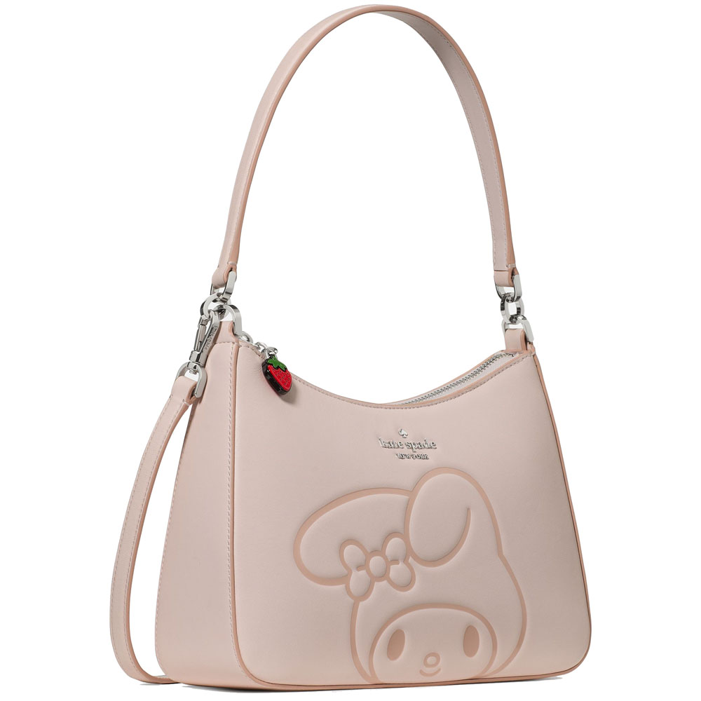Kate Spade Hello Kitty And Friends X Kate Spade New York Shoulder Bag With My Melody Powdered Sugar Multi Beige # KO052