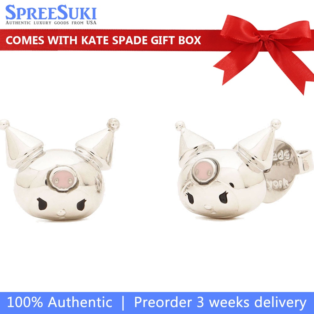 Kate Spade Hello Kitty X Kate Spade New York Kuromi Studs Silver Multi # KO395