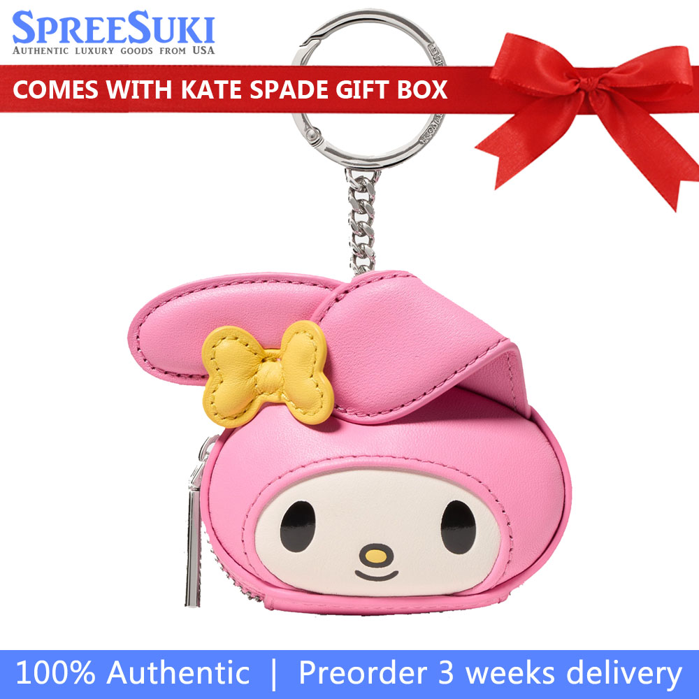 Kate Spade Hello Kitty X Ksny 3D My Melody Bag Charm Pink Multi # KN824