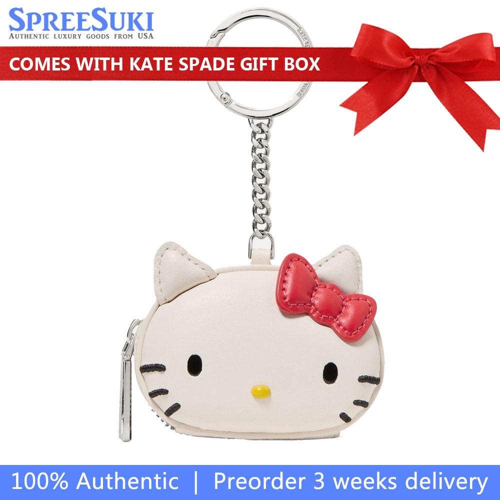 Kate Spade Hello Kitty X Ksny 3D Hello Kitty Bag Charm Cream Multi # KN871