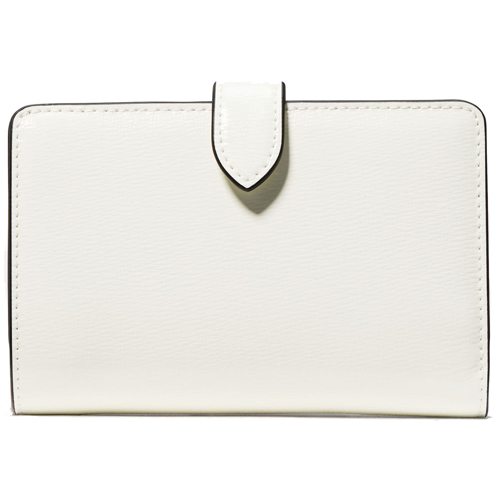 Kate Spade Floral Medium Bifold Wallet Meringue Multi Off White # KN749