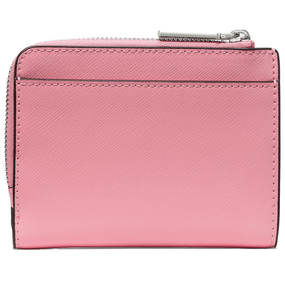 Kate Spade Small L-Zip Wallet Grapefruit Soda Pink # KN767
