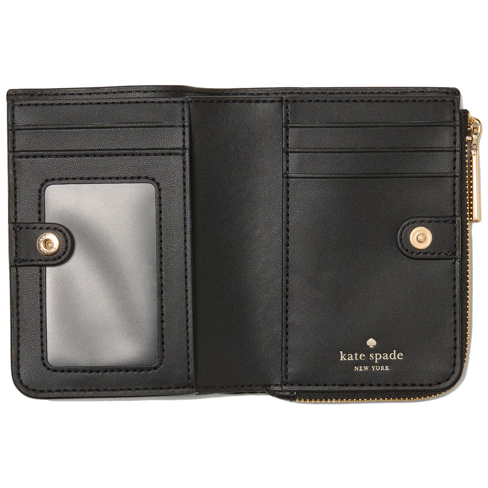 Kate Spade Small L-Zip Wallet Black # KN764