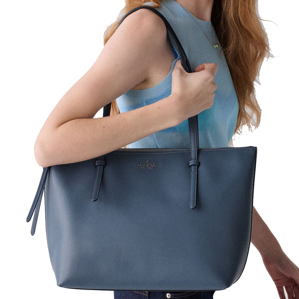 Kate Spade All Day Tote Twilight Blue Dusty Blue # KO140