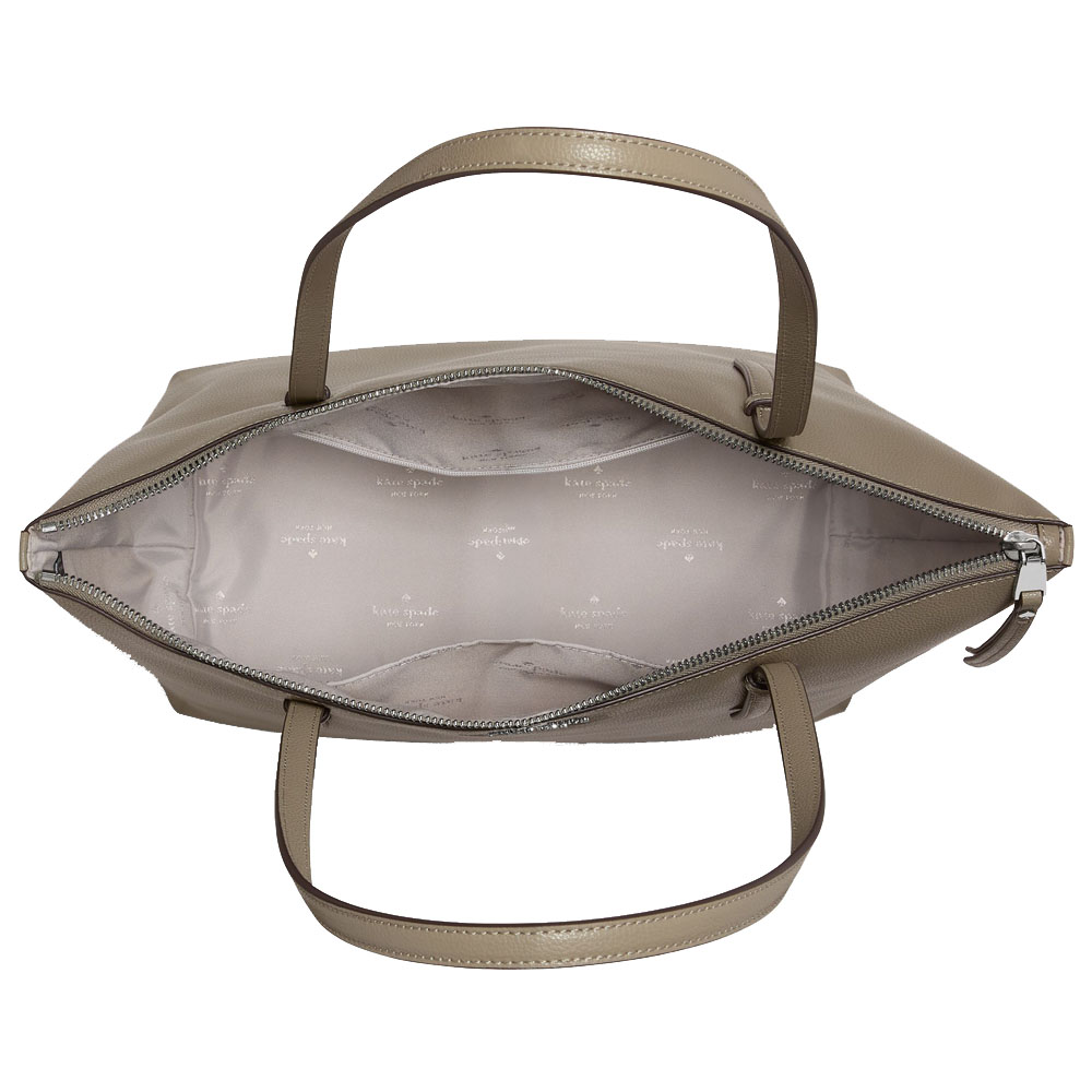 Kate Spade All Day Tote Oyster Shell Grey # KO140