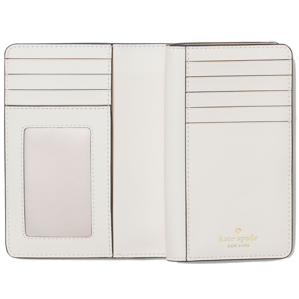 Kate Spade Medium Bifold Wallet Meringue Off White # KN750