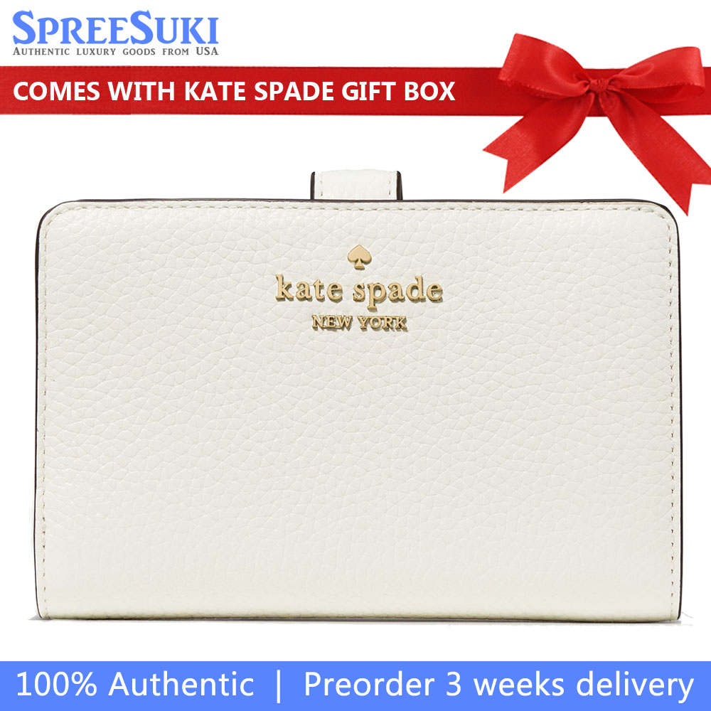 Kate Spade Medium Bifold Wallet Meringue Off White # KN750