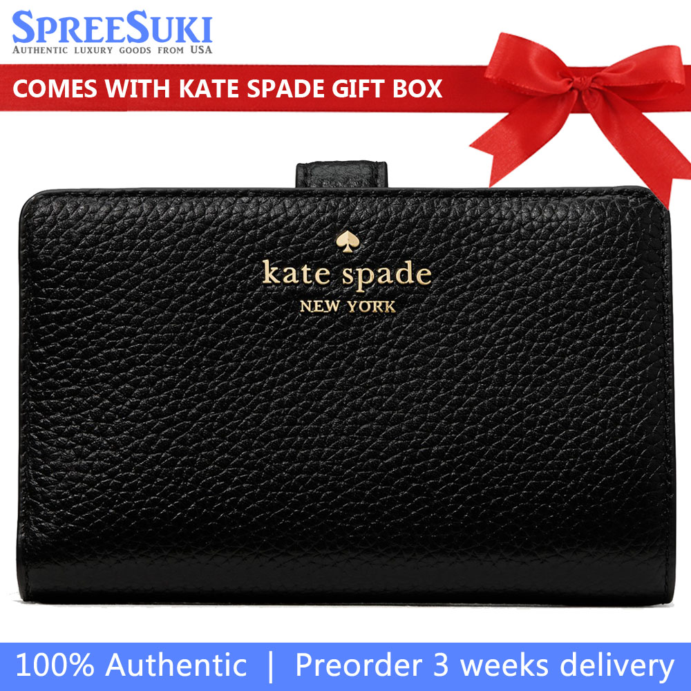 Kate Spade Medium Bifold Wallet Black # KN750