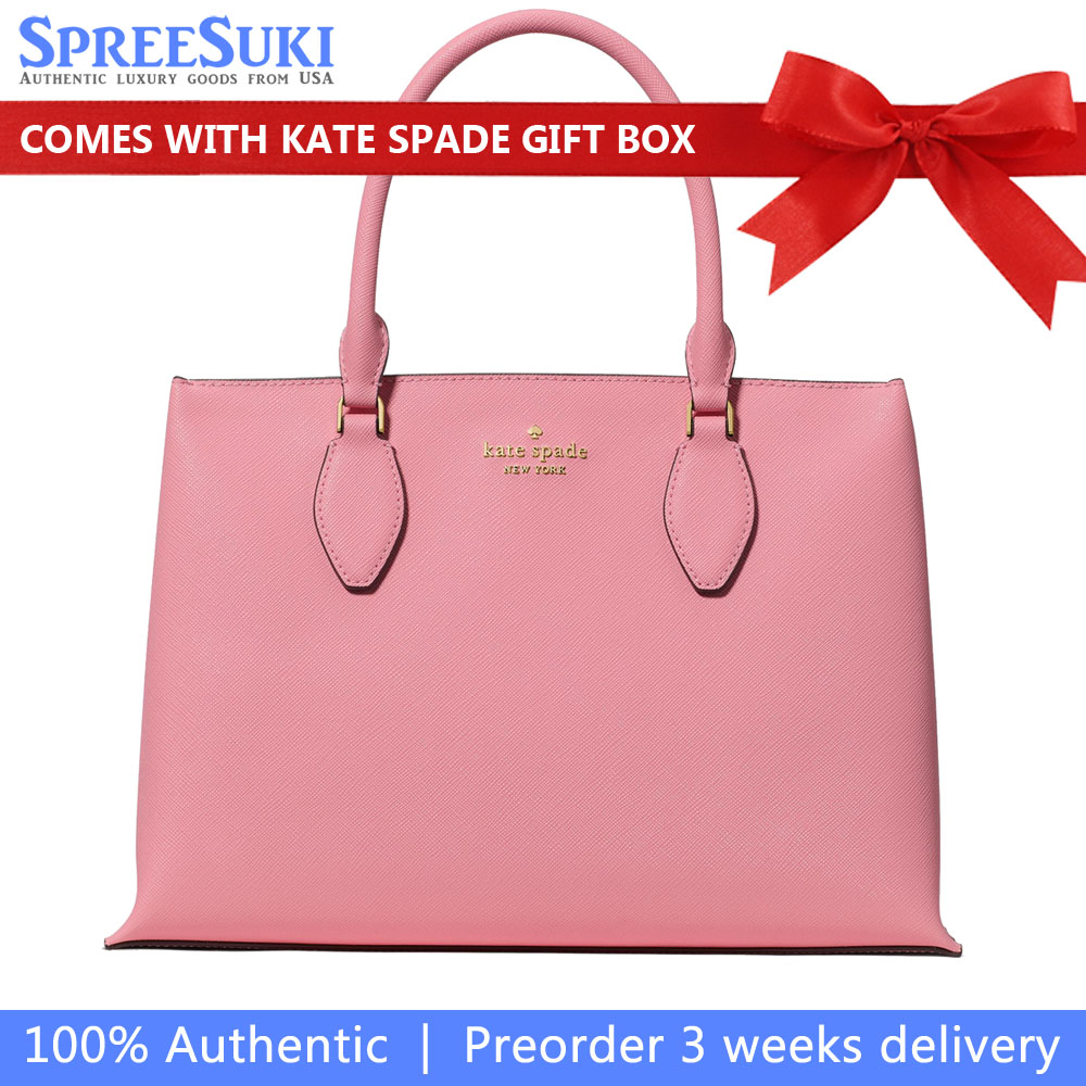 Kate Spade Rae Medium Satchel Grapefruit Soda Pink # KK310