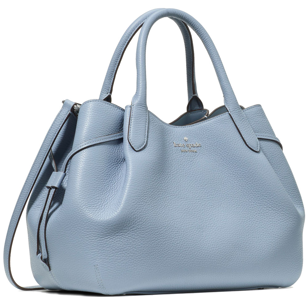 Kate Spade Crossbody Bag Sling Dumpling Large Satchel Bag Muted Blue # K8134