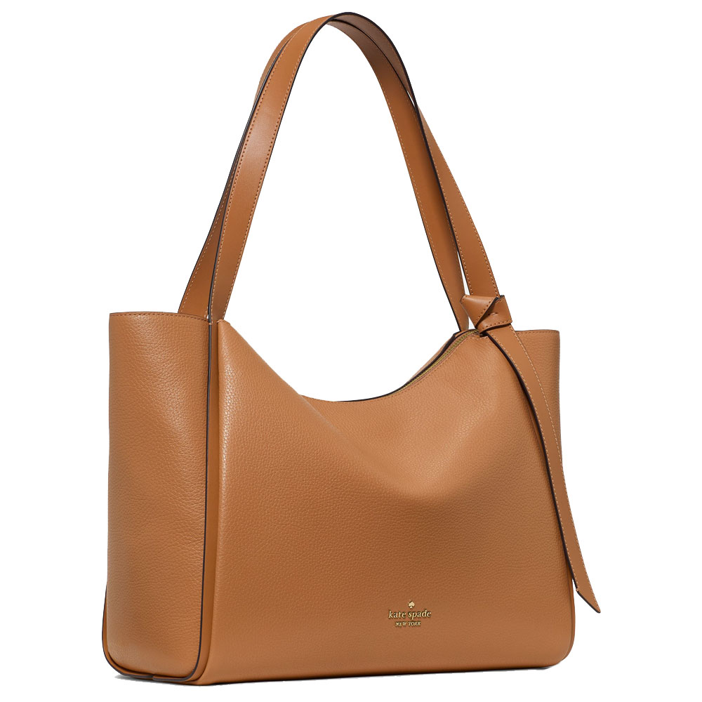 Kate Spade Knott Tote Bag Bungalow Brown # KN658