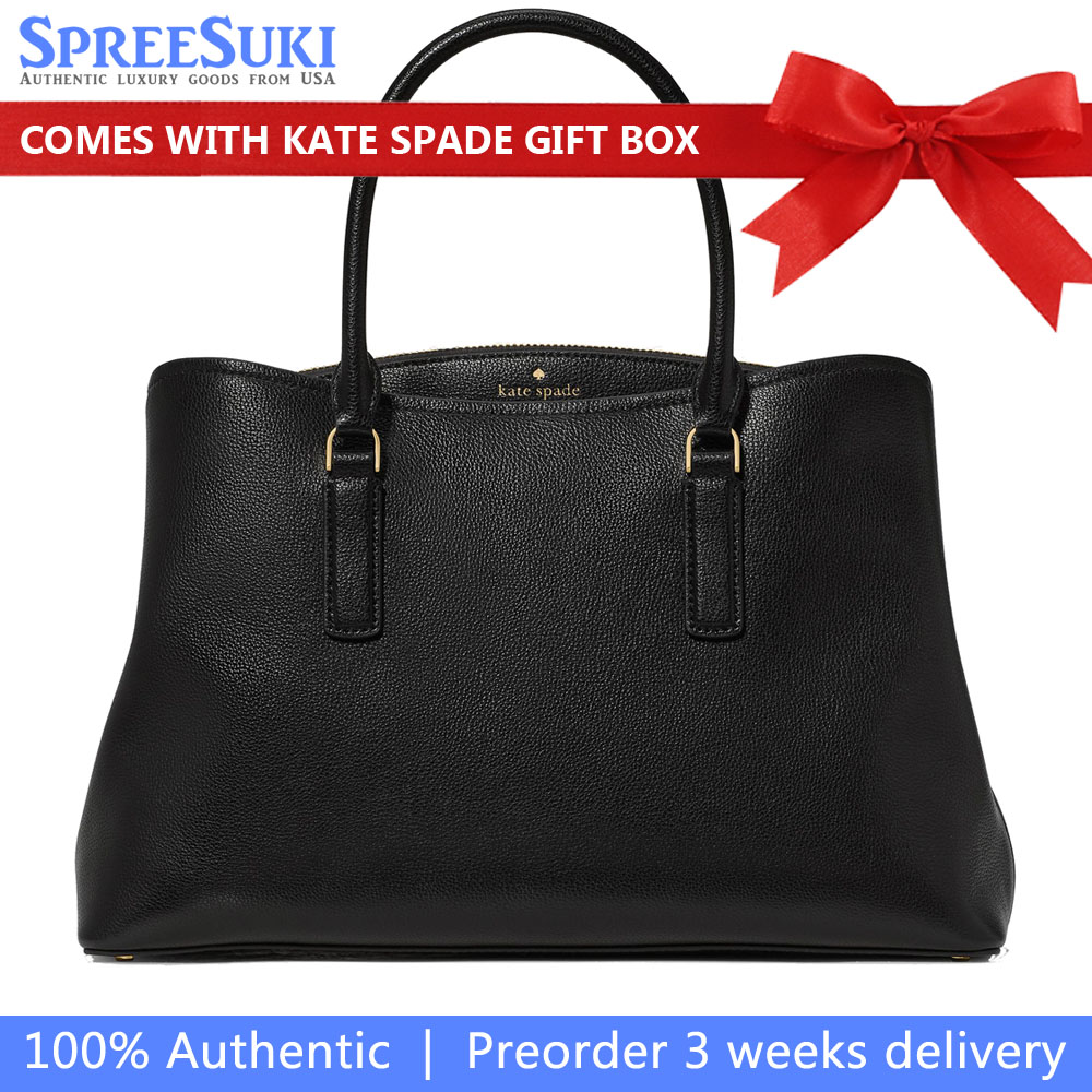 Kate Spade Thompson Street Satchel Bag Black # KO148
