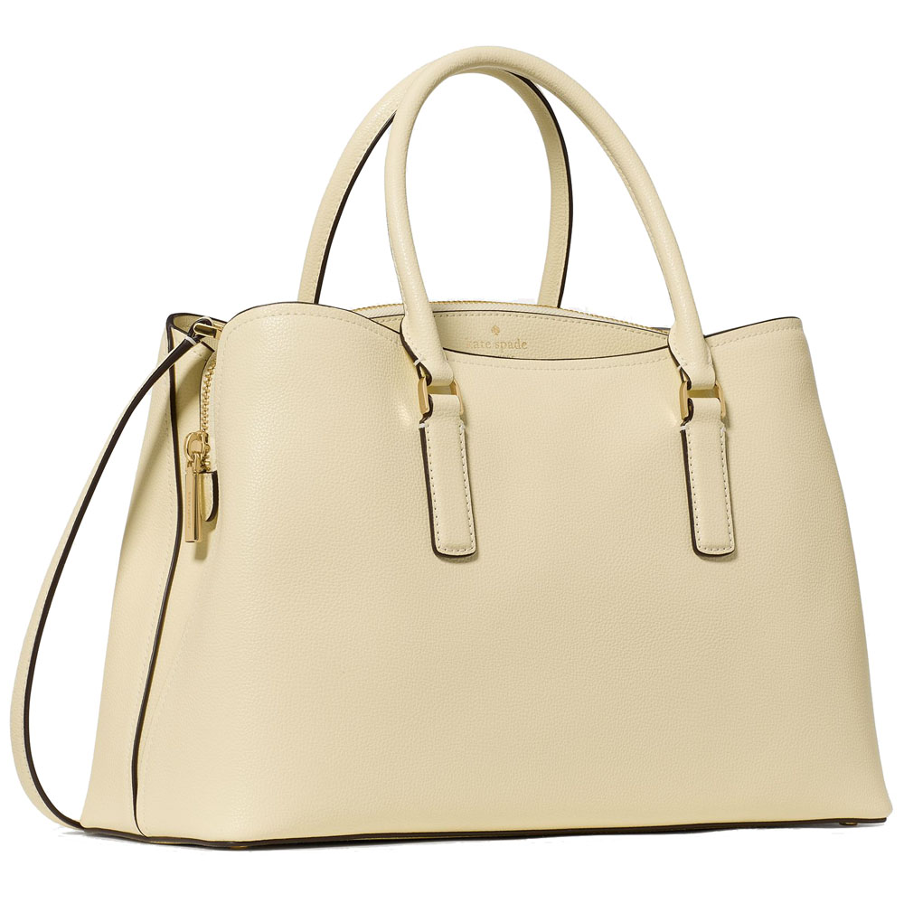 Kate Spade Thompson Street Satchel Bag Lemon Fondant Light yellow # KO148