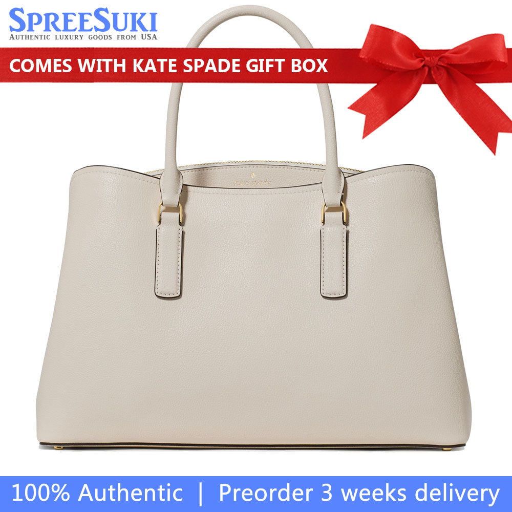 Kate Spade Thompson Street Satchel Bag Cashew Milk Cream # KO148