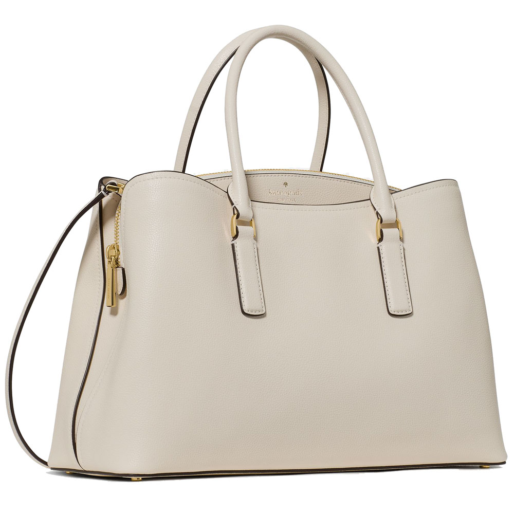 Kate Spade Thompson Street Satchel Bag Cashew Milk Cream # KO148