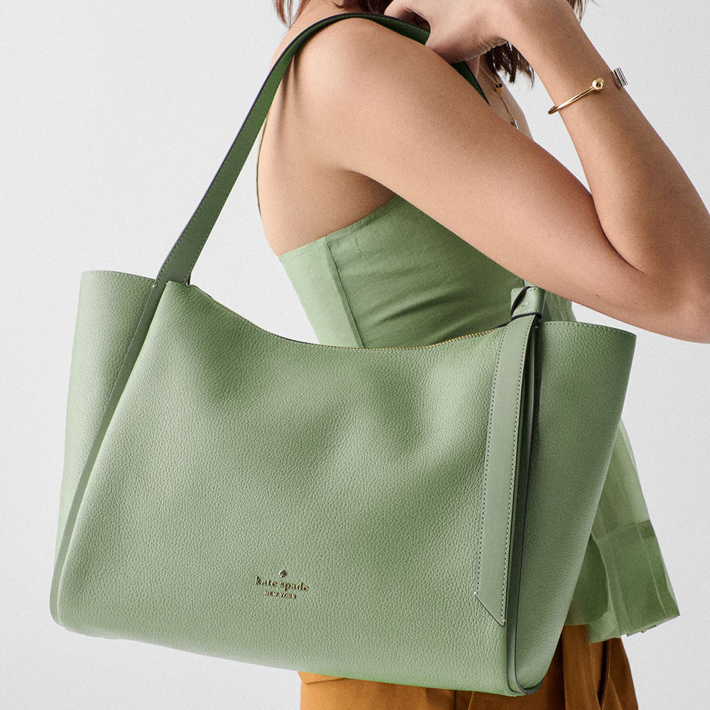 Kate Spade Knott Tote Bag Balsam Green Light green # KN658