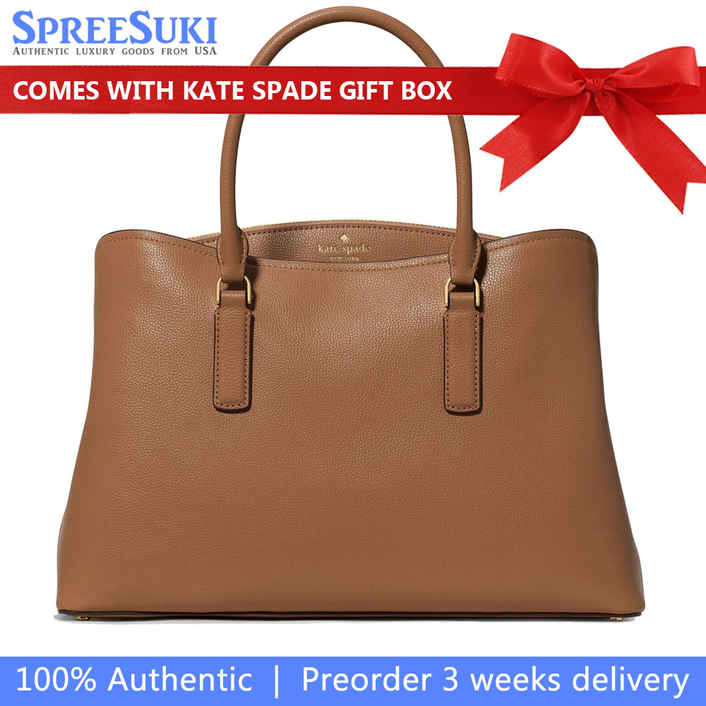 Kate Spade Thompson Street Satchel Bag Tuscan Brown # KO148