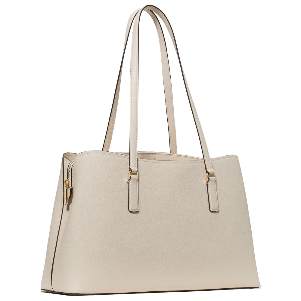 Kate Spade Thompson Street Commuter Tote Bag Cashew Milk Cream # KO147
