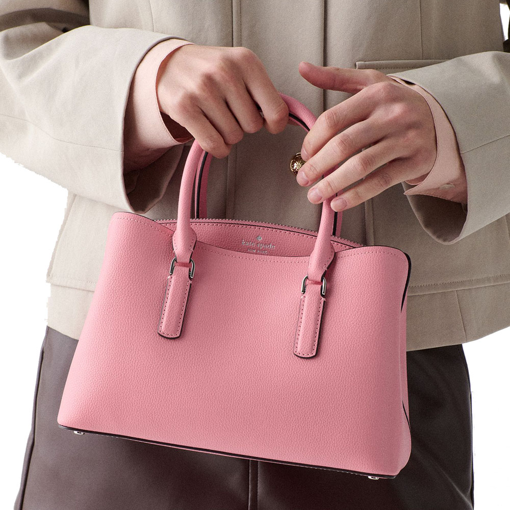 Kate Spade Thompson Street Small Satchel Bag Grapefruit Soda Pink # KO149