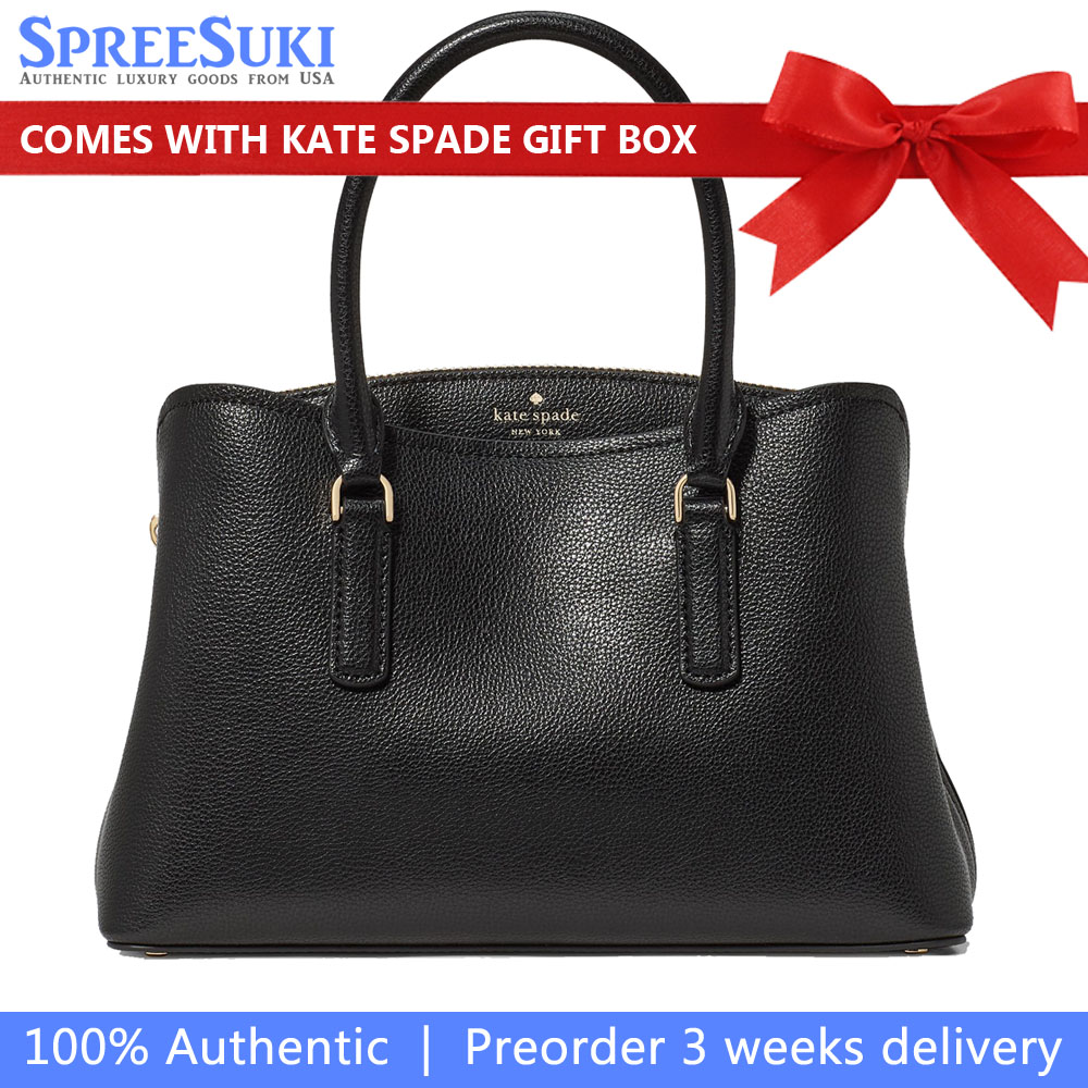 Kate Spade Thompson Street Small Satchel Bag Black # KO149