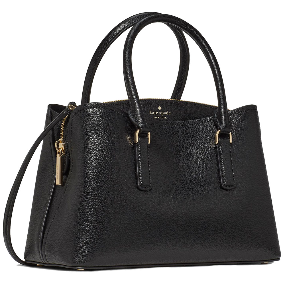 Kate Spade Thompson Street Small Satchel Bag Black # KO149