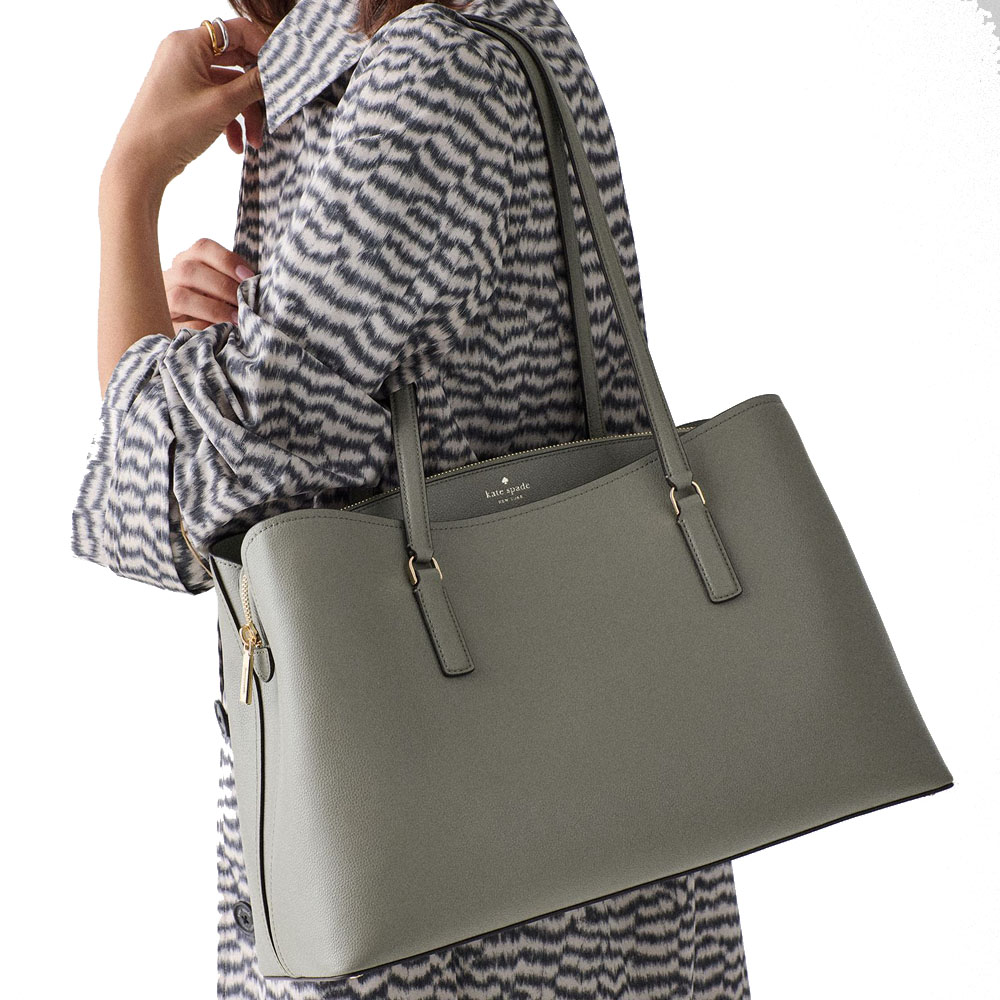 Kate Spade Thompson Street Commuter Tote Bag Dusky Pine Army Green # KO147
