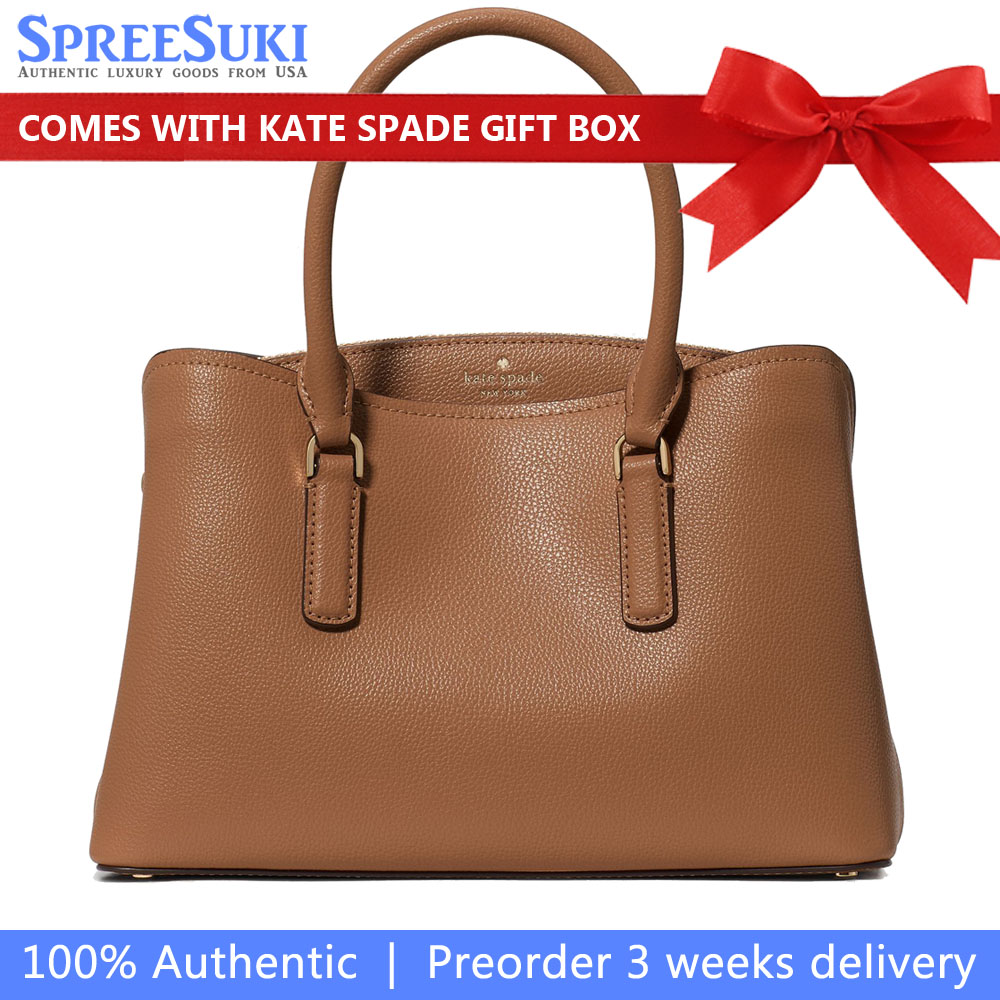 Kate Spade Thompson Street Small Satchel Bag Tuscan Brown # KO149