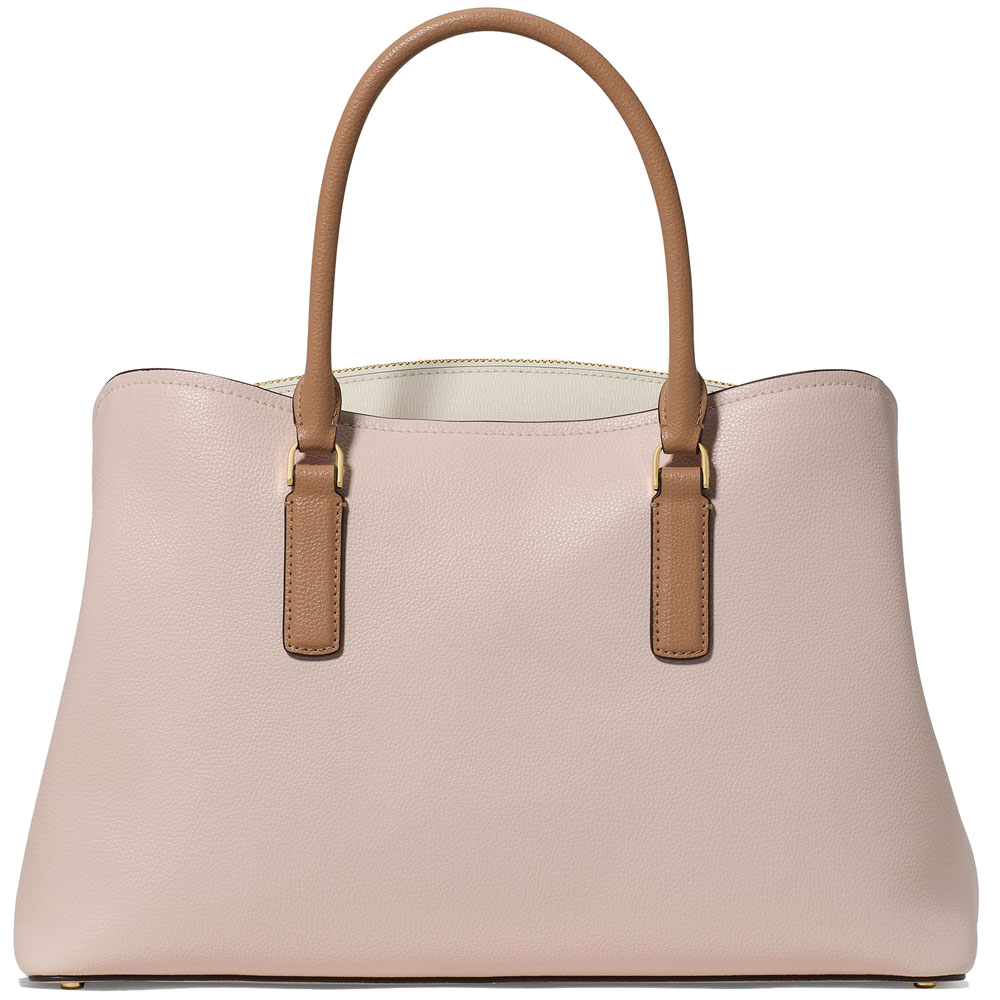 Kate Spade Thompson Street Satchel Bag Powdered Sugar Multi Beige # KO145