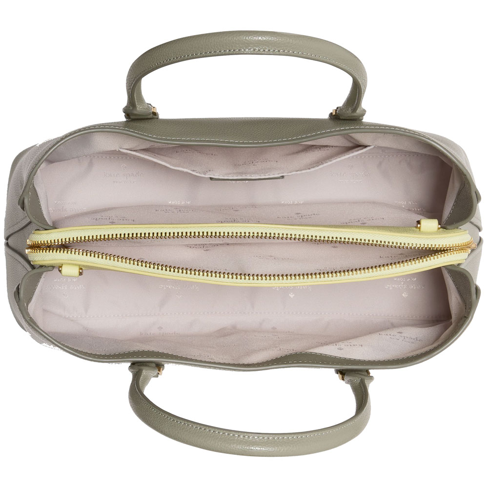 Kate Spade Thompson Street Satchel Bag Dusky Pine Multi Olive # KO145