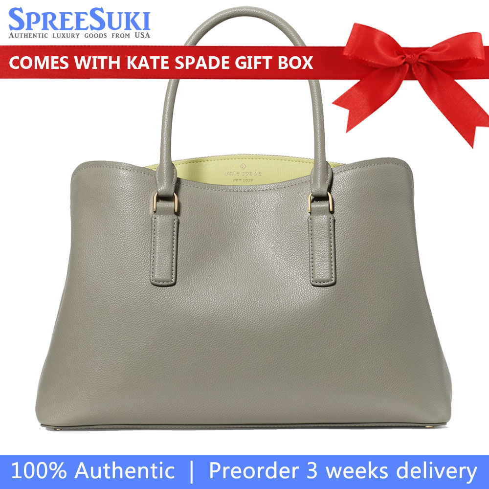 Kate Spade Thompson Street Satchel Bag Dusky Pine Multi Olive # KO145