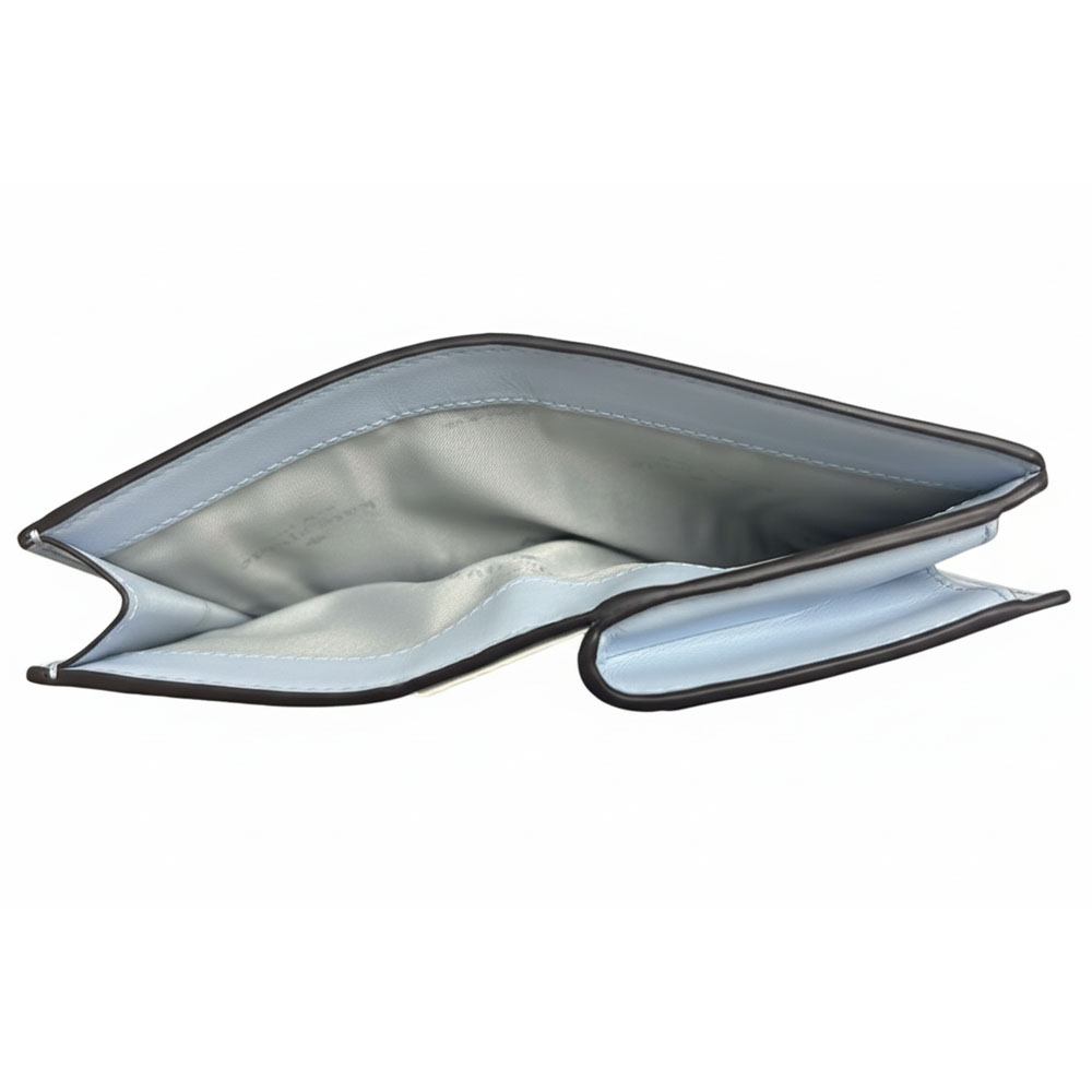 Kate Spade Medium Wallet Madison Saffiano Leather Compact Bifold Watercolor Blue # KC580