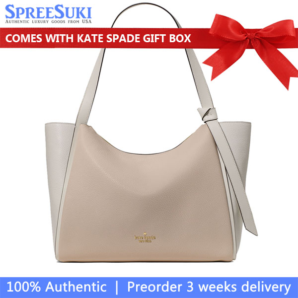 Kate Spade Knott Tote Bag Light Cream Multi # KN657