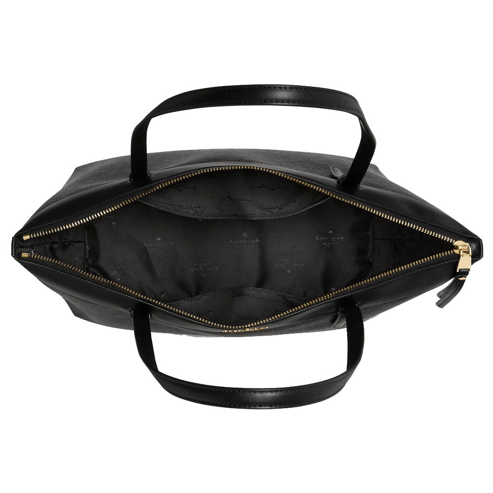 Kate Spade All Day Spade Flower Tote Bag Black # KO142