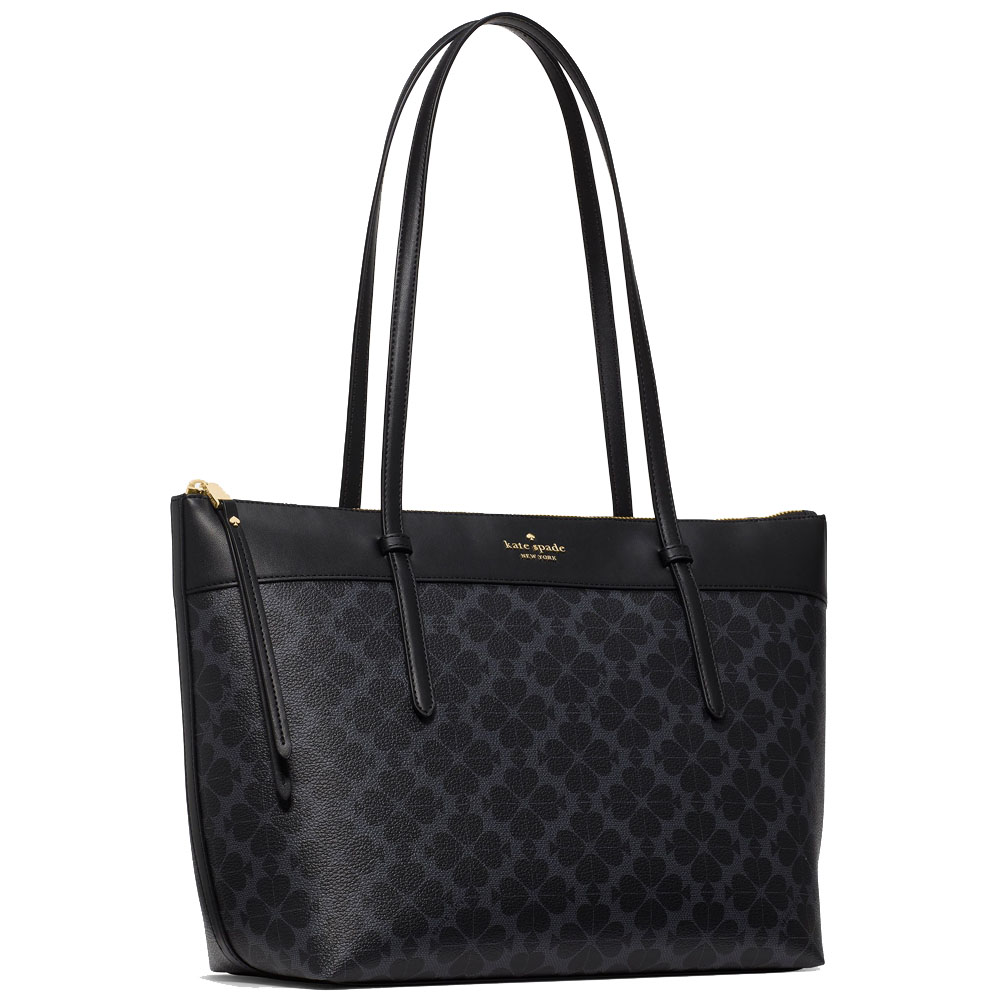 Kate Spade All Day Spade Flower Tote Bag Black # KO142
