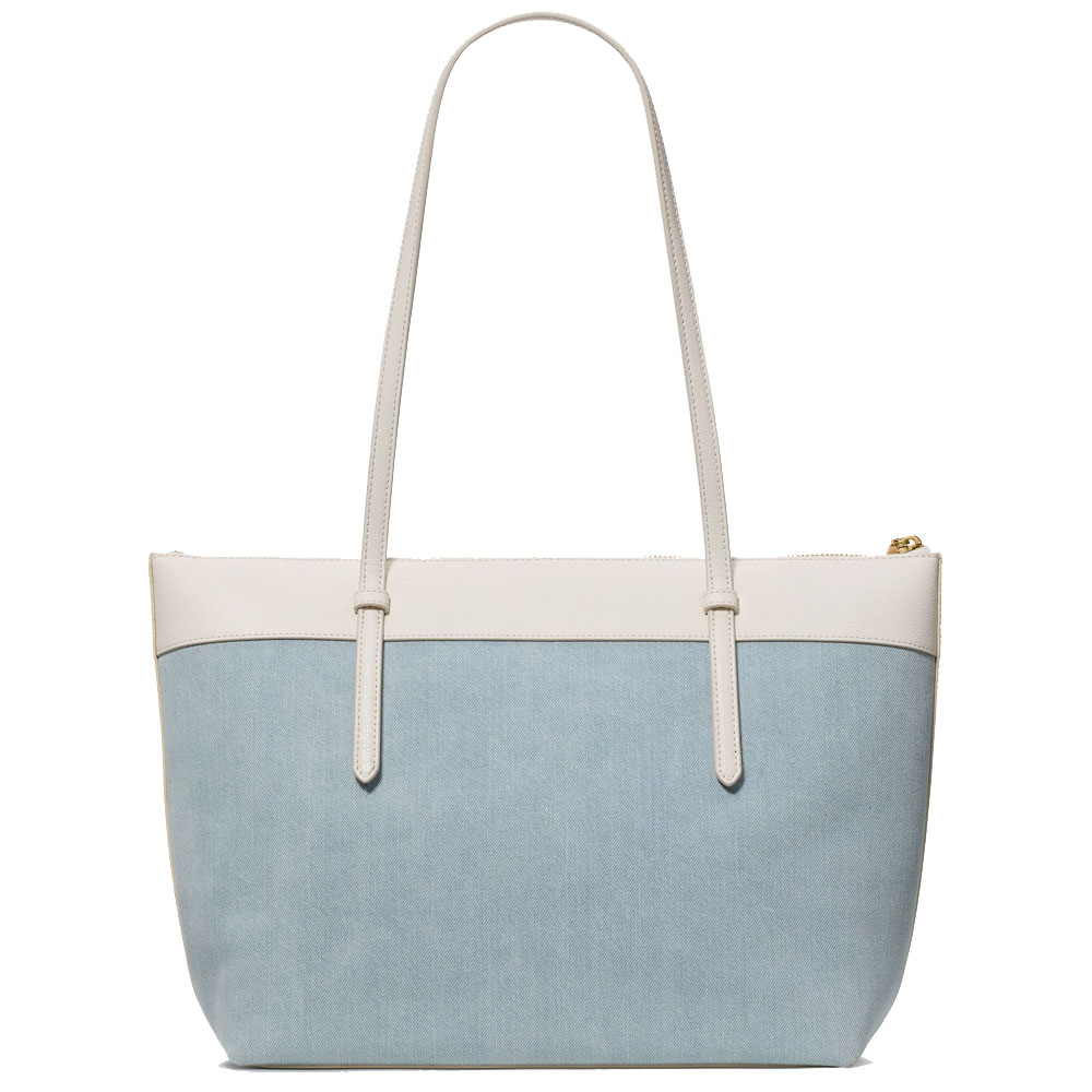 Kate Spade All Day Denim Tote Bag Blue Multicolor # KO141