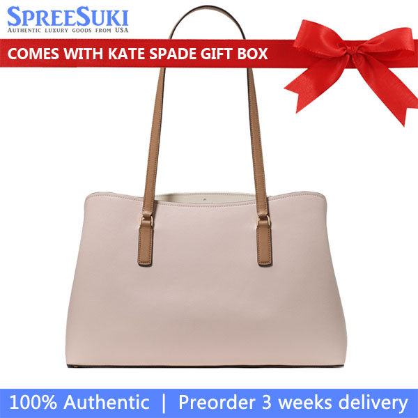 Kate Spade Thompson Street Commuter Tote Bag Powdered Sugar Multi Blush Pink # KO146