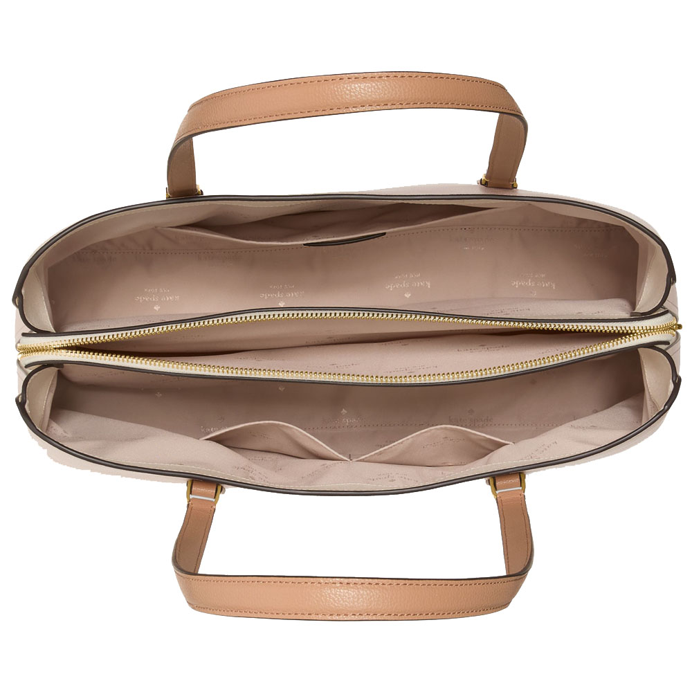 Kate Spade Thompson Street Commuter Tote Bag Powdered Sugar Multi Blush Pink # KO146