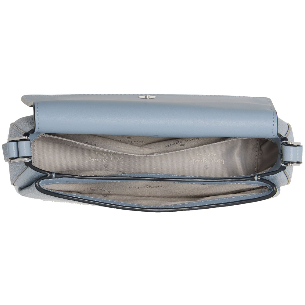 Kate Spade Sutton Mini Flap Crossbody Muted Blue # KO122