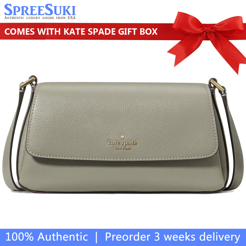 Kate Spade Sutton Mini Crossbody Bag Dusky Pine Olive # KO123