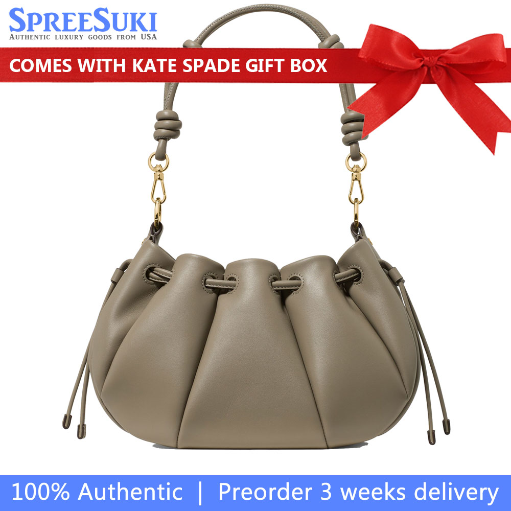 Kate Spade Pinch Crossbody Bag Oyster Shell Olive # KN640