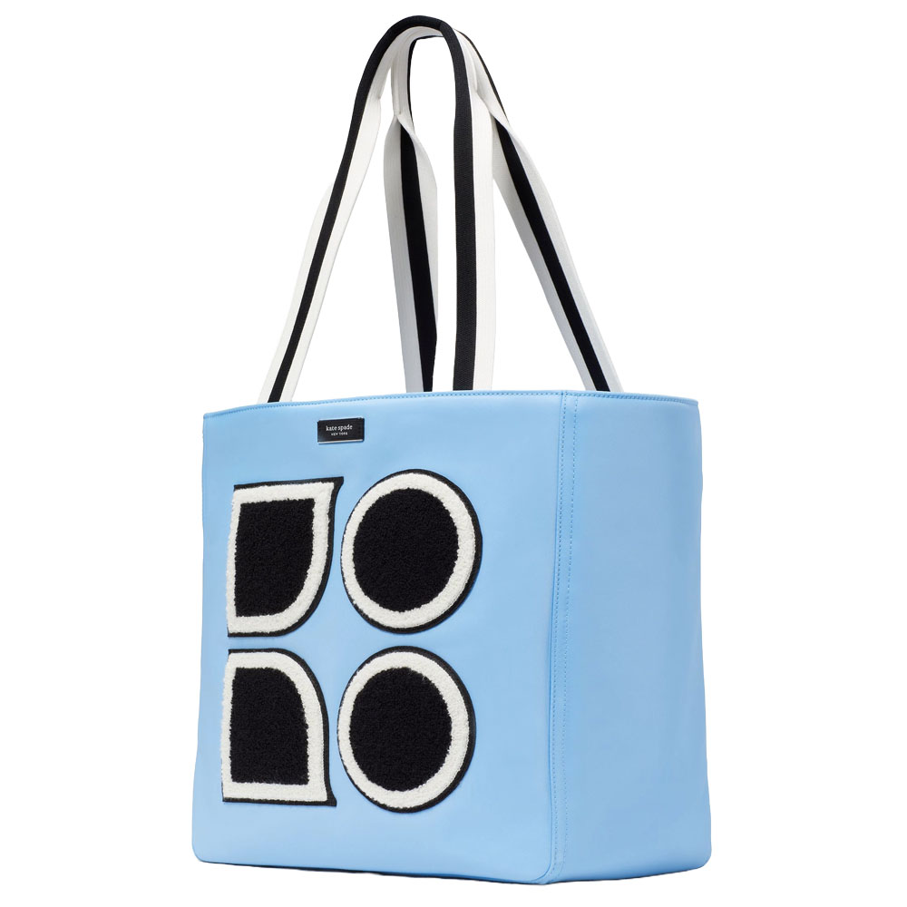 Kate Spade Noel Large Tote Astral Blue Multi # KG499