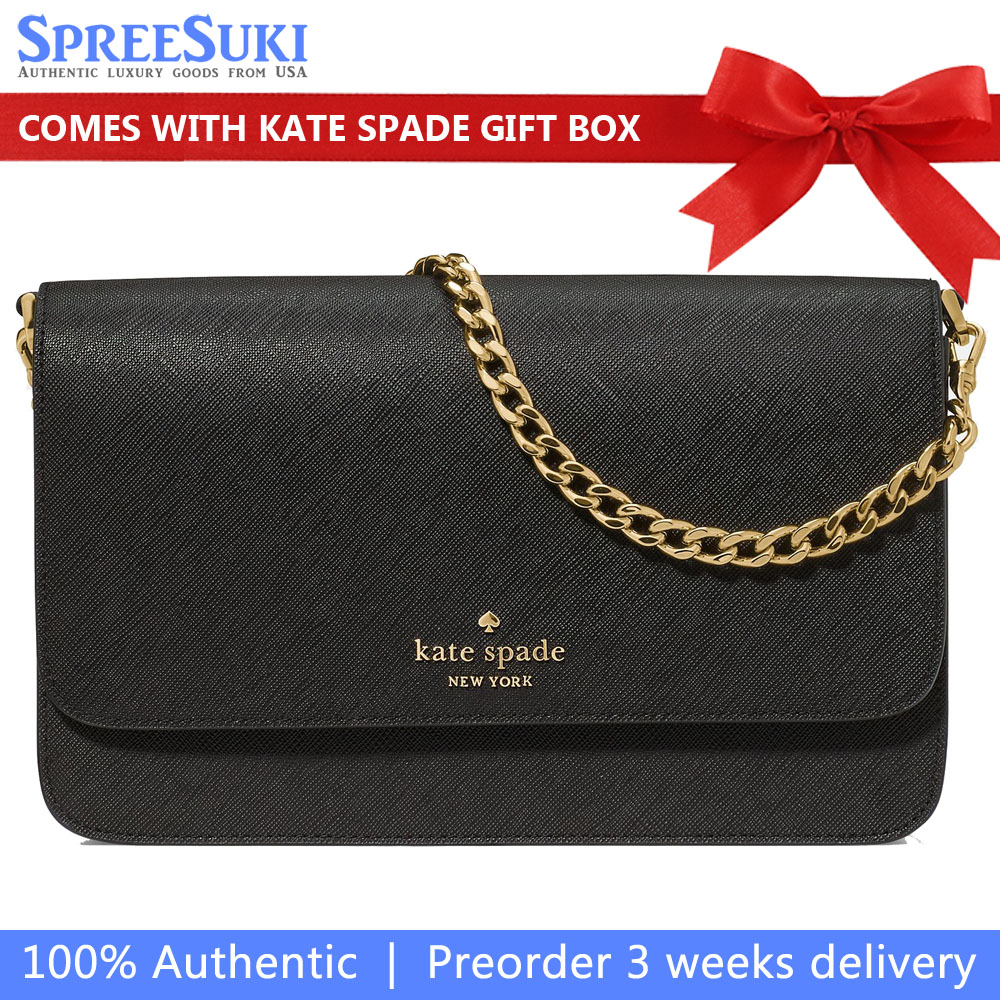 Kate Spade Madison Willow Crossbody Bag Black # KN603
