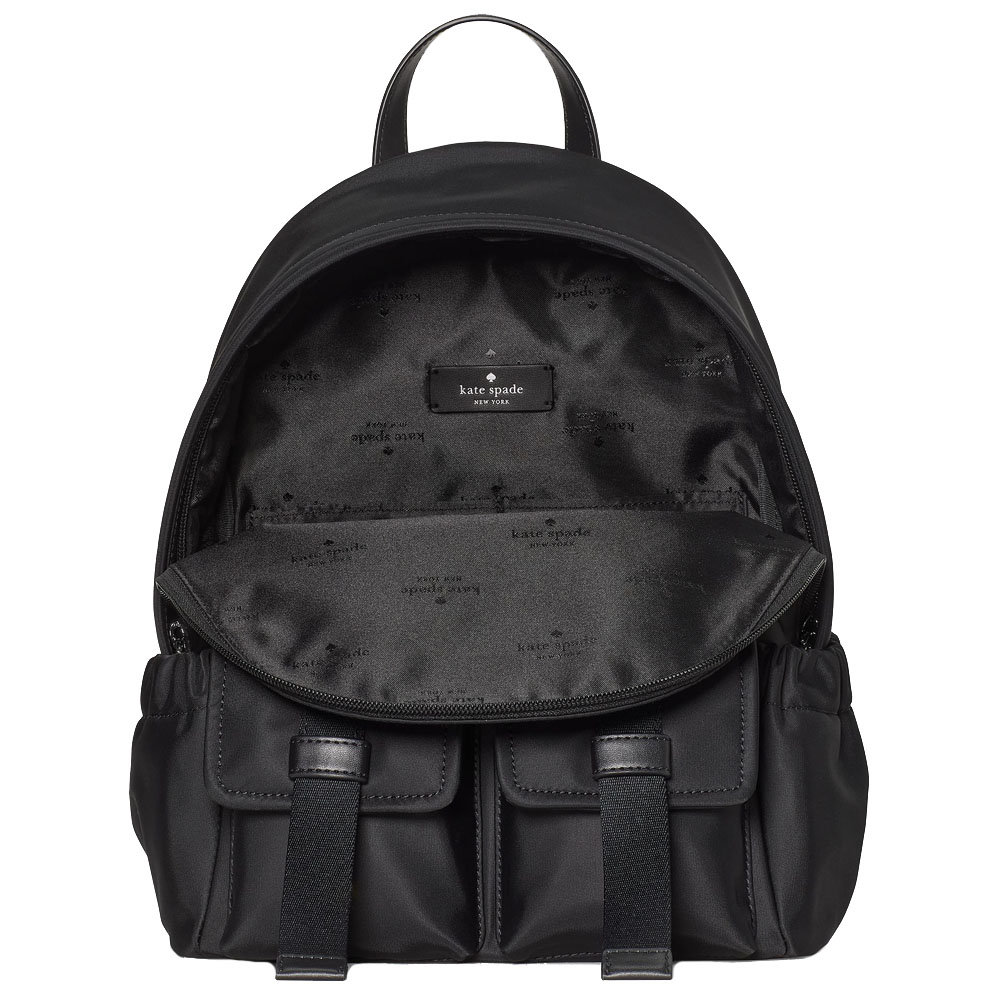 Kate Spade Carter Ksnyl Cargo Backpack Black # KN671