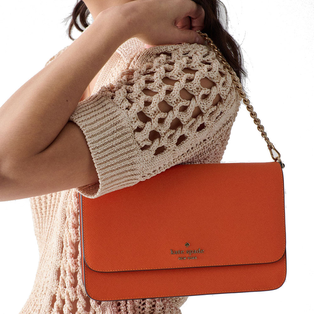 Kate Spade Madison Willow Crossbody Bag Fiery Orange # KN603