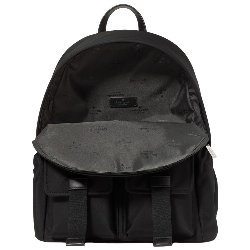 Kate Spade Carter Ksnyl Cargo Large Backpack Black # KN670
