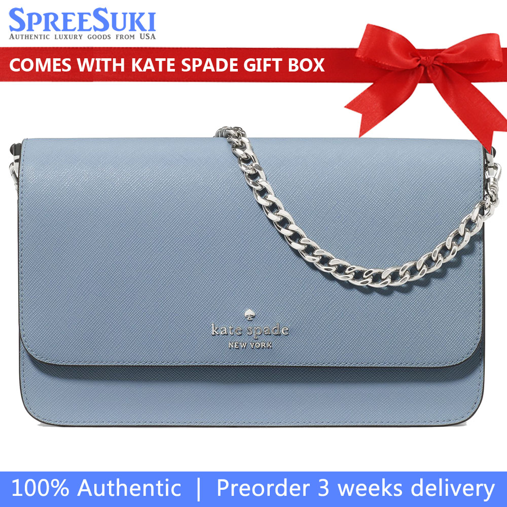 Kate Spade Madison Willow Crossbody Bag Muted Blue # KN603